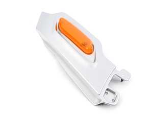 ES#2136577 - 51139804607 - Side Carrier Turn Signal Trim Silver - Left  - Mounts to the quarter panel location - Genuine MINI - MINI