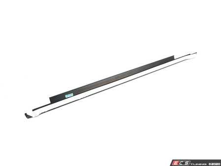 ES#2832710 - 8K0853764MT94 - Lower Rear Window Moulding - Right - Glossy Black  - Black trim piece for the rear window (Black Optics) - Genuine Volkswagen Audi - Audi