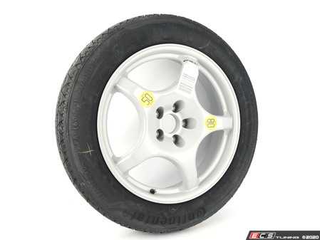 ES#4425487 - 36115A3E078 - SPACE SAVER WHEEL WITH TIRE - Includes 19" space saver alloy wheel and Continental tire - Genuine BMW - BMW