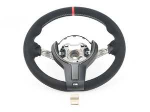 ES#2714605 - 32302253649 - Alcantara Steering Wheel II  - With carbon fiber trim - Genuine BMW - BMW