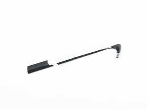 ES#2669506 - 8K5853346DT94 - Lower Rear Window Moulding - Glossy Black  - Black trim piece for the rear quarter window (Black Optics) - Genuine Volkswagen Audi - Audi