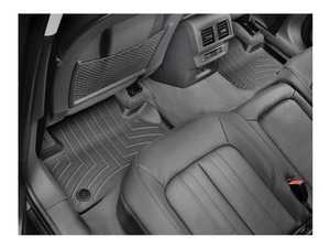ES#3459803 - 4411462 - Rear FloorLiner - Black - Laser measured for perfect fitment and ultimate protection against moisture and debris - WeatherTech - Audi