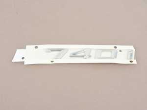 ES#2100920 - 51147187123 - Model Emblem - 740I - Genuine BMW - BMW