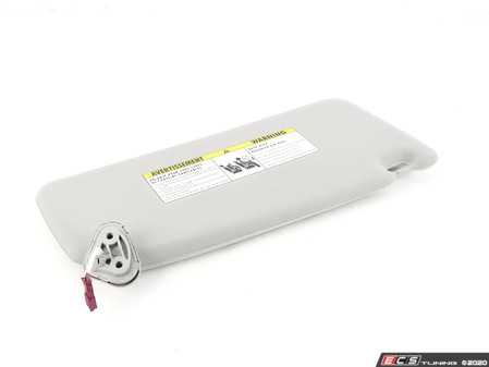 ES#88060 - 51169131553 - Left Cloth Sun Visor - Gray - Includes vanity mirror - Genuine BMW - BMW