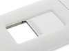 ES#88060 - 51169131553 - Left Cloth Sun Visor - Gray - Includes vanity mirror - Genuine BMW - BMW