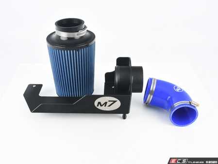 ES#4349977 - 56-312125 - M7 Speed MAXX-FLO Air Intake System  - Low restriction cloth air filter which adds more air flow : black powdercoat
: blue elbow : blue cloth filter - M7 Speed - MINI