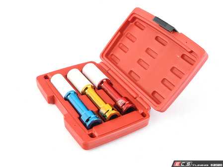 ES#4337332 - 7069 - 3 Pc. Extended Lug Nut Socket Set - Protective outer sleeve and insert protects polished wheels and lug nuts from damage - CTA Tools - Audi BMW Volkswagen Mercedes Benz MINI Porsche