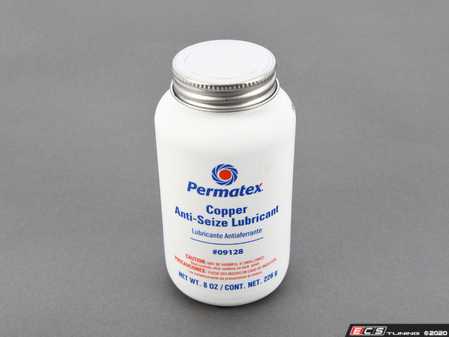 ES#4414408 - 09128 - Permatex Copper Anti-Seize Lubricant - 8oz - A premium quality copper anti-seize and thread lubricant that may be used to prevent seizing, corrosion and galling where high temperature conditions exist. - Permatex - Audi BMW Volkswagen Mercedes Benz MINI Porsche