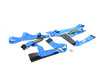 ES#4415864 - SR 93151-1 - Rallye Cross ASM Blue- Wrap - It is a 4 point harness with Schroth's patented ASM technology, which makes it a safe 4 point belt. What differentiates it from a Rallye 3 or 4 is the shoulder straps. - Schroth - Audi BMW Volkswagen Mercedes Benz Porsche