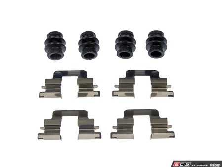 ES#3190974 - HW13611 - Rear Brake Hardware Kit - Includes dust boots and shims - Dorman - MINI