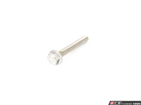 ES#4475714 - 97646A327-4RD - Stainless Steel MQB Ignition Coil Hardware Kit - Red Titanium Washers  - Replace your pesky OEM ignition coil tiedown studs with these stainless steel bolts and red titanium ZSPEC washers! - ECS - Audi Volkswagen