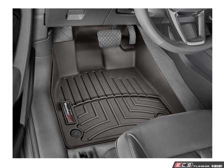 ES#3460481 - 4711461 - Front FloorLiner DigitalFit - Cocoa - Laser measured for perfect fitment and ultimate protection against moisture and debris - WeatherTech - Audi
