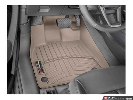 ES#3460086 - 4511461 - Front FloorLiner DigitalFit - Tan - Laser measured for perfect fitment and ultimate protection against moisture and debris - WeatherTech - Audi