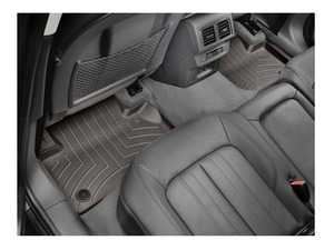 ES#3460482 - 4711462 - Rear FloorLiner - Cocoa - Laser measured for perfect fitment and ultimate protection against moisture and debris - WeatherTech - Audi