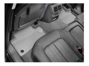 ES#3460287 - 4611462 - Rear FloorLiner - Grey - Laser measured for perfect fitment and ultimate protection against moisture and debris - WeatherTech - Audi