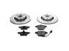 ES#3156740 - K2993 - Power Stop Z23 Evolution Sport Front Brake Kit (321mm) - A performance front axle upgrade featuring drilled & slotted rotors and low-dust carbon-fiber ceramic pads. - Power Stop - Audi