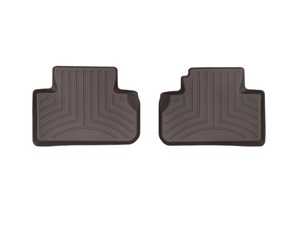 ES#4443900 - 4711463 - Rear FloorLiner - Cocoa - Laser measured for perfect fitment and ultimate protection against moisture and debris - WeatherTech - Audi