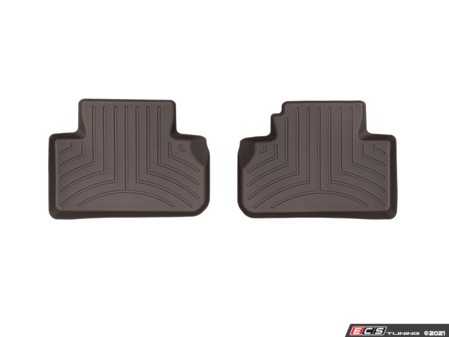 ES#4443900 - 4711463 - Rear FloorLiner - Cocoa - Laser measured for perfect fitment and ultimate protection against moisture and debris - WeatherTech - Audi