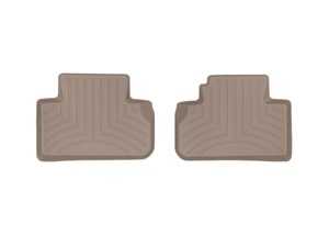 ES#4443411 - 4511463 - Rear FloorLiner- Tan - Laser measured for perfect fitment and ultimate protection against moisture and debris - WeatherTech - Audi