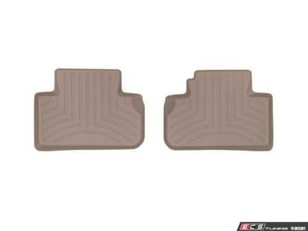 ES#4443411 - 4511463 - Rear FloorLiner- Tan - Laser measured for perfect fitment and ultimate protection against moisture and debris - WeatherTech - Audi