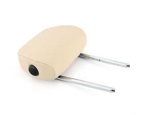 ES#3185394 - 52207384916 - Leather Headrest - Canberra Beige - Genuine BMW - BMW
