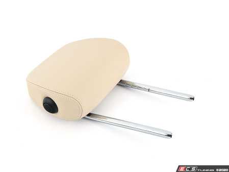 ES#3185394 - 52207384916 - Leather Headrest - Canberra Beige - Genuine BMW - BMW