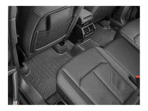 ES#4036308 - 4415442 - FloorLiner DigitalFit - Rear - Black - Laser measured for perfect fitment and ultimate protection against moisture and debris - WeatherTech - Audi