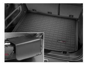 ES#4442618 - 401357SK - Rear Trunk Liner with Bumper Protector - Black - The best protection for your trunk and bumper in any situation - WeatherTech - Audi