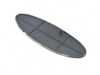 ES#120893 - 51471515454 - Standard Inlay Foot Rest - Priced Each - Normal dead pedal pad - Genuine MINI - MINI