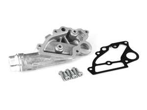 ES#4056900 - 06e121161bbKT - Coolant Flange Kit - Located on the front of the engine block. Includes gasket and hardware for a leak free fix! - Genuine Volkswagen Audi - Audi