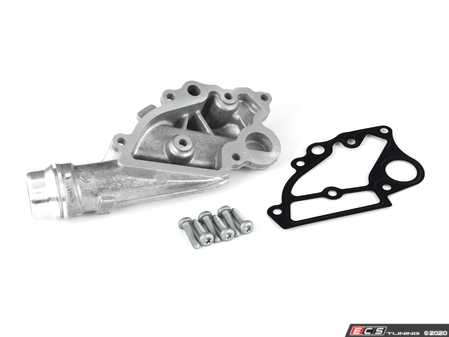 ES#4056900 - 06e121161bbKT - Coolant Flange Kit - Located on the front of the engine block. Includes gasket and hardware for a leak free fix! - Genuine Volkswagen Audi - Audi