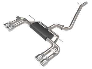 ES#4471774 - 49-36442-P - MACH Force-Xp Stainless Steel Cat-Back Exhaust System W/ Polished Tips - This system produces a deep sound unleashing all available horsepower and torque. - AFE - Audi