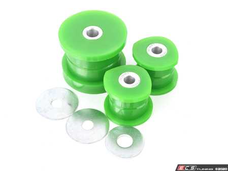ES#4362406 - PDB-E4695A - Polyurethane Differential Bushings - E46 Non-M - 95A Street/Track - Green - Revshift - BMW