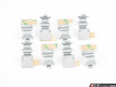 ES#4317662 - 4M0698231A - Brake Pad Guide Kit - Hardware required to install new front pads. - Genuine Volkswagen Audi - Audi