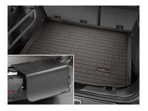 ES#3459699 - 43737SK - Rear Trunk Liner With Bumper Protector - Cocoa - The best protection for your trunk and bumper in any situation - WeatherTech - Audi