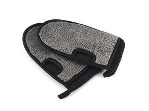 ES#4376082 - 11820 - Microfiber Wheel Wash Mitts - Set Of 2 - These uniquely designed mitts efficiently remove stubborn brake dust and road grime from all wheel surfaces. - Griot's - Audi BMW Volkswagen Mercedes Benz MINI Porsche