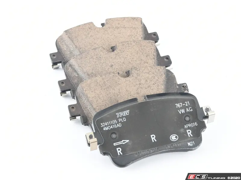 Genuine Volkswagen Audi - 4M0698451BM - Rear Brake Pad Set (4M0