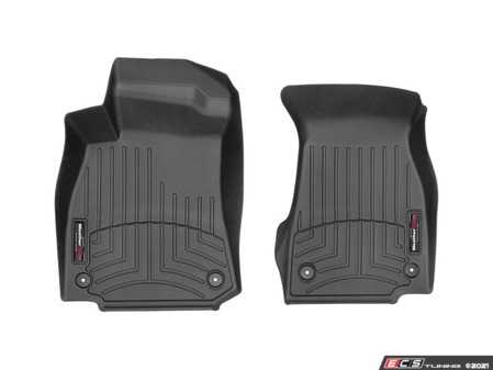 ES#4036260 - 4415111 - Front FloorLiner DigitalFit - Black - Laser measured for perfect fitment and ultimate protection against moisture and debris - WeatherTech - Audi