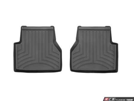 ES#4443108 - 4415113 - FloorLiner DigitalFit - Rear - Black - Laser measured for perfect fitment and ultimate protection against moisture and debris - WeatherTech - Audi