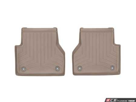 ES#4036556 - 4515112 - FloorLiner DigitalFit - Rear - Tan - Laser measured for perfect fitment and ultimate protection against moisture and debris - WeatherTech - Audi