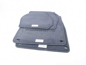 ES#3251861 - 000043152128HP - Floor Mat Set - Midnight Blue - Genuine Porsche set of four carpeted floor mats - Genuine Porsche - Porsche