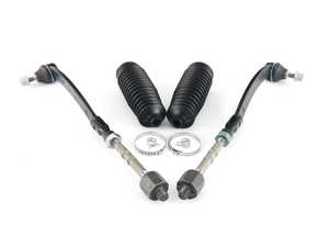 ES#4350596 - 32116777521KT2 - Tie Rod Full Section And Boots - Left And Right Side Kit - Both the left and right hand side to fix both issues, includes boots and hardware - Lemforder - MINI