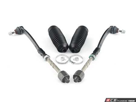ES#4350596 - 32116777521KT2 - Tie Rod Full Section And Boots - Left And Right Side Kit - Both the left and right hand side to fix both issues, includes boots and hardware - Lemforder - MINI