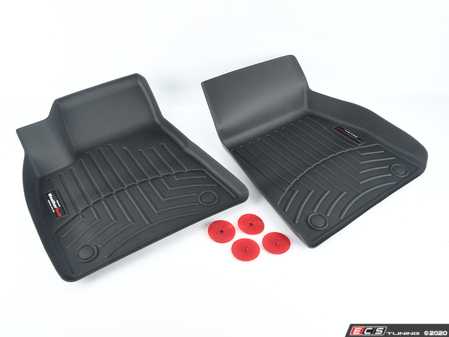 ES#3459916 - 448121 - Front FloorLiner - Black - Tesla Model S 2015 + - WeatherTech - 