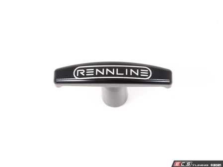 ES#4472420 - I54 - Billet Aluminum T-Handle Pull - Black - Replace your cracked or faded factory handle - Rennline - Porsche