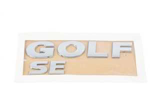 ES#2976511 - 5G0853687E2ZZ - Golf SE Trunk Badge  - Chrome badging typically found on the hatch - Genuine Volkswagen Audi - Volkswagen