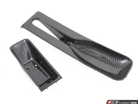 ES#4473173 - I92.I93 - Carbon Fiber Center Console Tray Kit - Porsche 964  - Replace your worn or broken factory pieces with stylish carbon fiber! - Rennline - Porsche