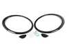 ES#4421688 - 51132254895KT - Headlight Trim Covers Gloss Black With Washer Covers - Set - Add on trim in gloss finish, peel and stick - ECS - MINI