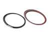 ES#4421688 - 51132254895KT - Headlight Trim Covers Gloss Black With Washer Covers - Set - Add on trim in gloss finish, peel and stick - ECS - MINI