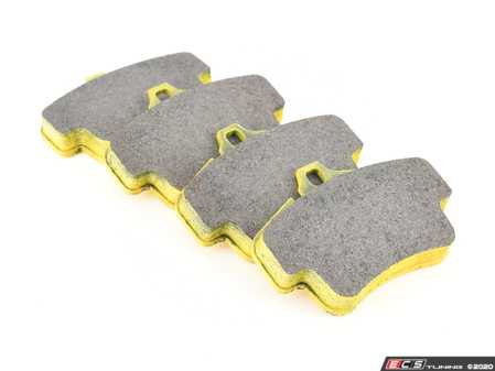 ES#3545846 - 240519 - RSL19 Yellow Endurance Racing Brake Pads  - RSL19 is a low metallic resin bonded material containing steel and acrylic fibers. It maintains a constant friction level across a broad range of temperatures. The friction level of the material maintains constant at a low-medium level. - Pagid Racing - Porsche